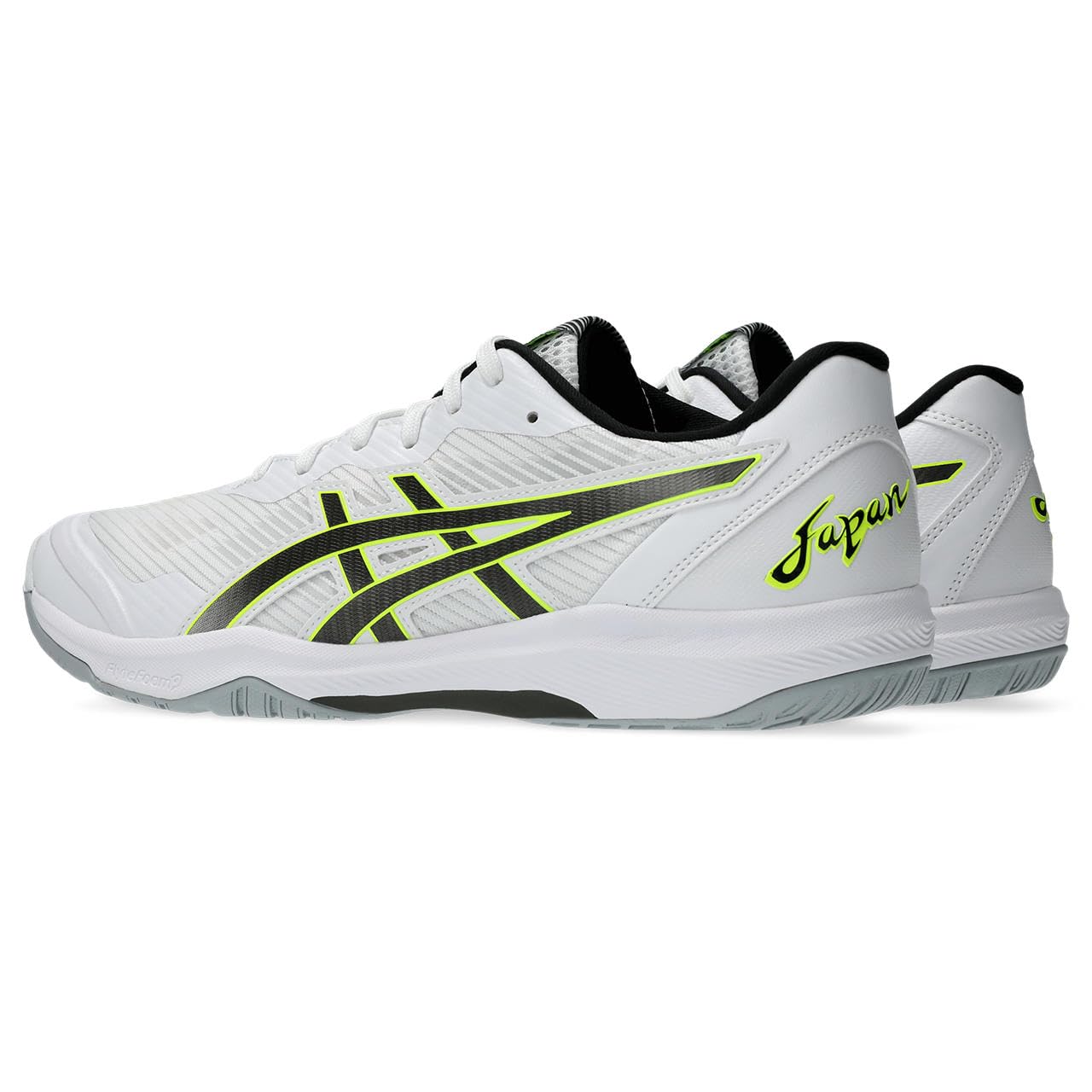 아식스 배구화 로테 재팬 라이트 FF 3 23.5 cm 2E 108(화이트/세이프티 옐로우) 이미지 2
