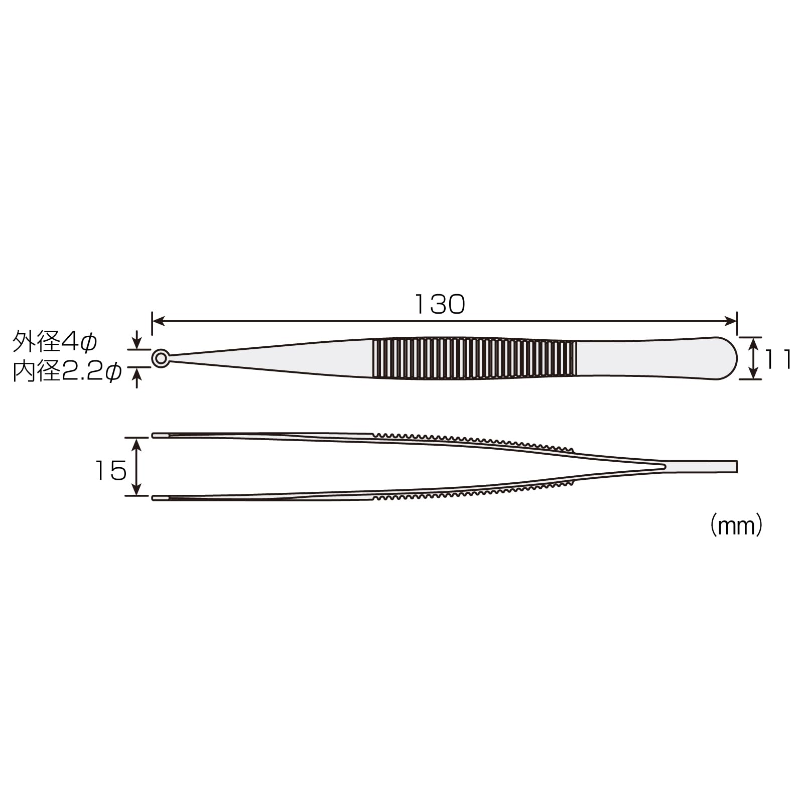 호잔 P-878 링형 정밀 핀셋 링형 핀셋 단품 이미지 5