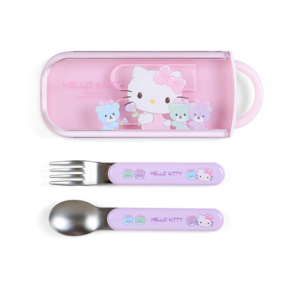 산리오 헬로키티 런치 콤비 수저 포크 세트 015938