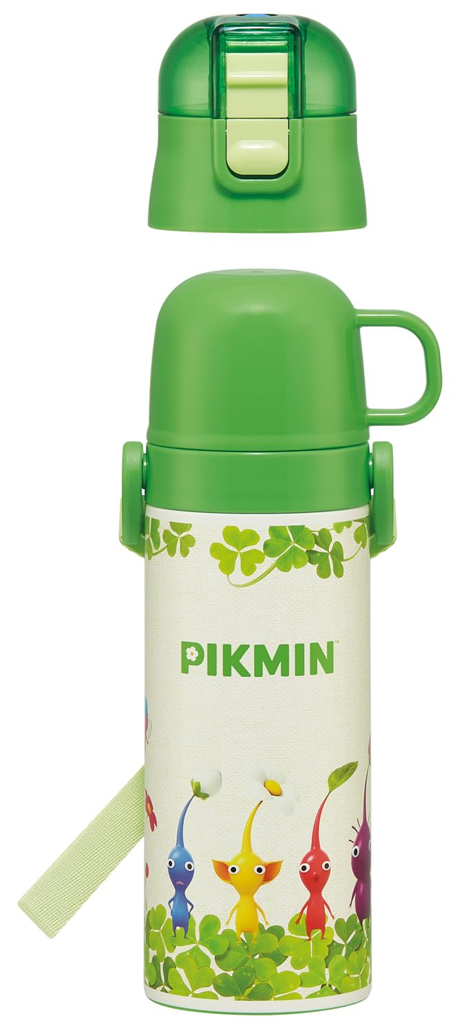 스케이터 피크민 2WAY 어린이 보온보냉 물병 470ml/430ml 이미지 9