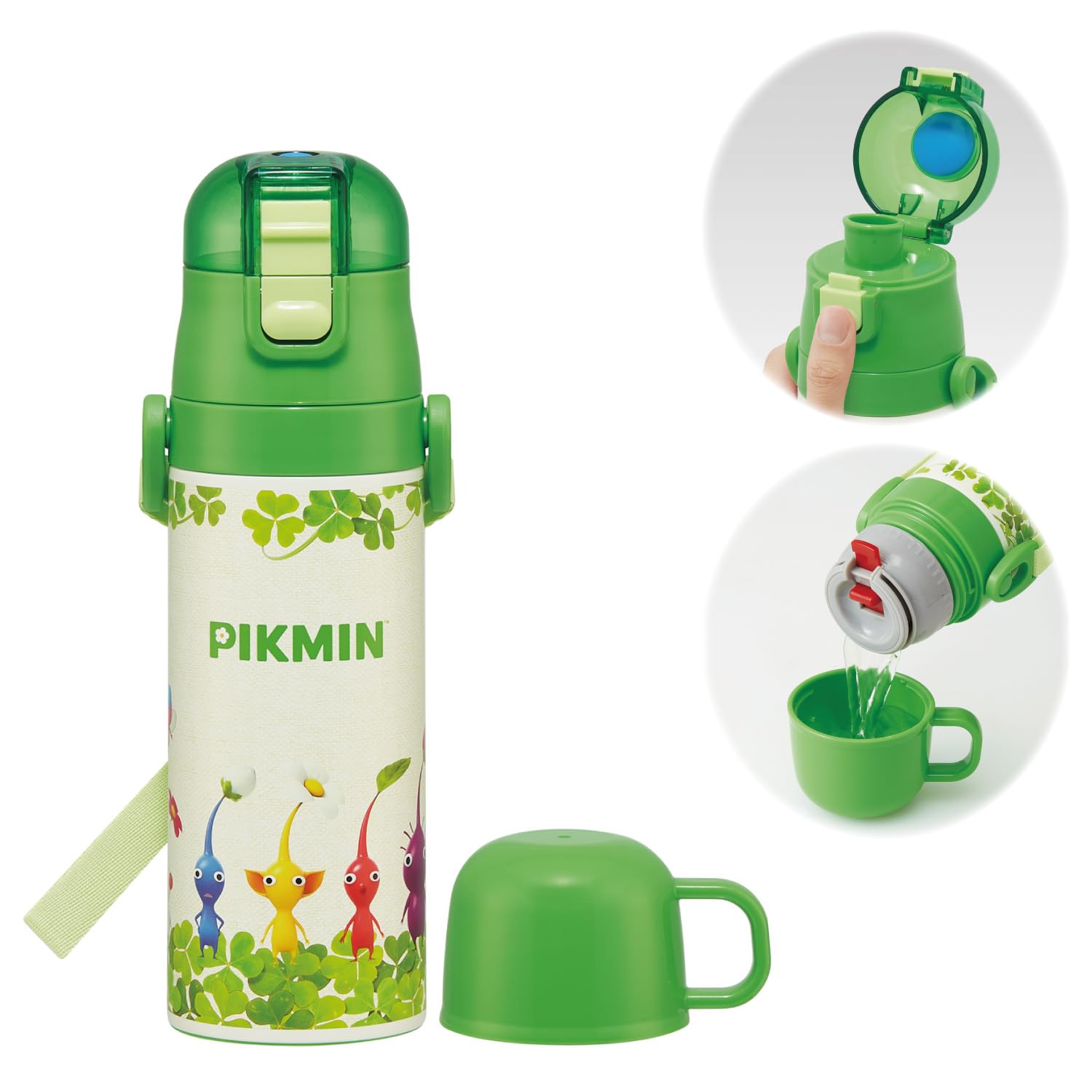 스케이터 피크민 2WAY 어린이 보온보냉 물병 470ml/430ml