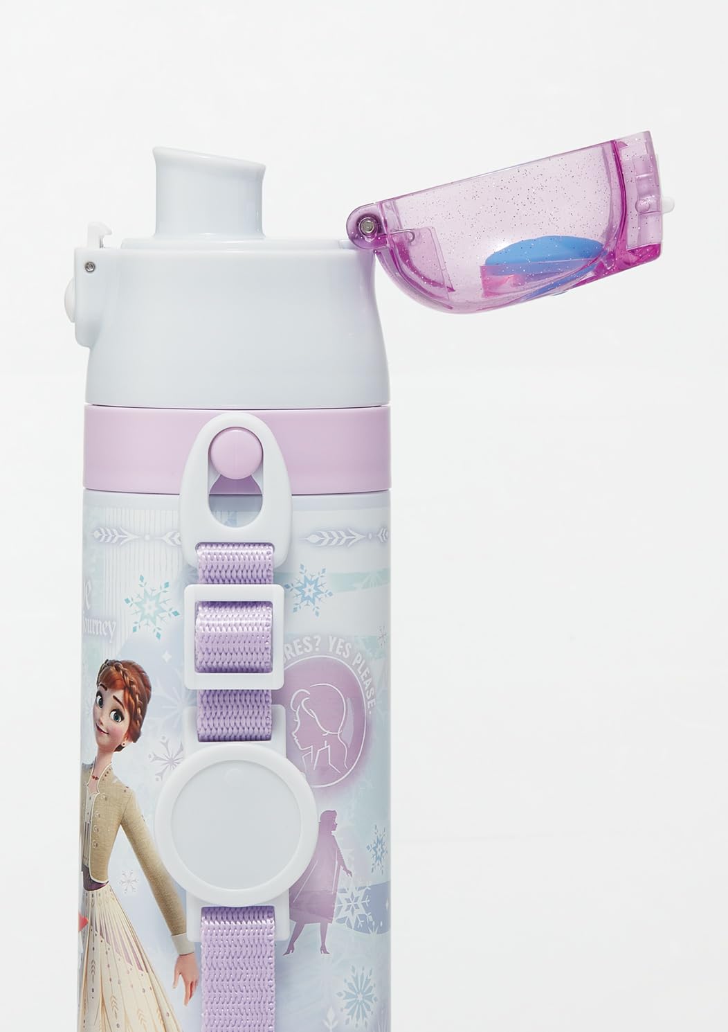 스케이터 겨울왕국 470ml 원터치 보냉 스테인리스 물병 이미지 12
