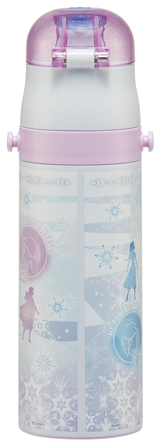 스케이터 겨울왕국 470ml 원터치 보냉 스테인리스 물병 이미지 10