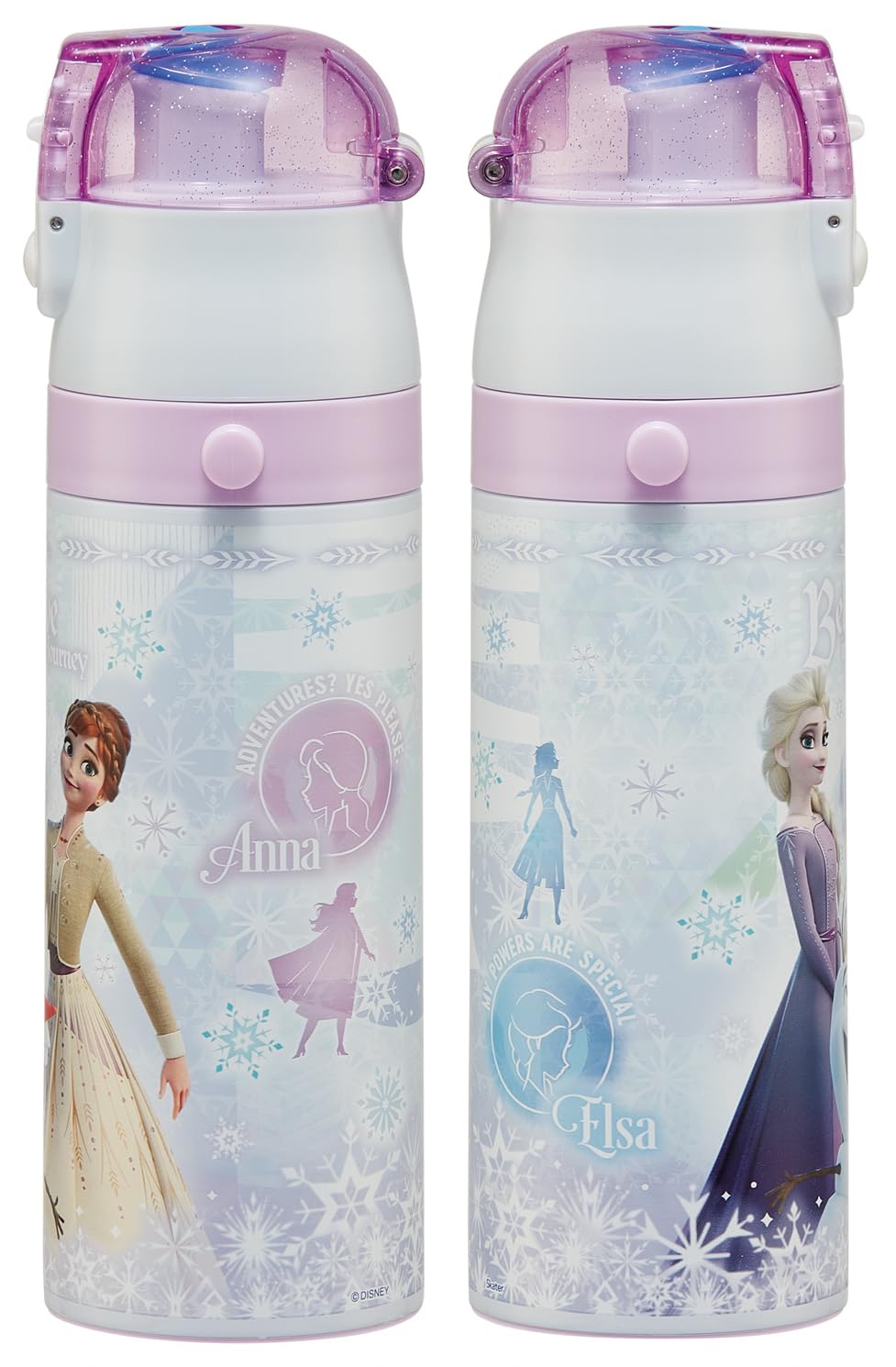 스케이터 겨울왕국 470ml 원터치 보냉 스테인리스 물병 이미지 11