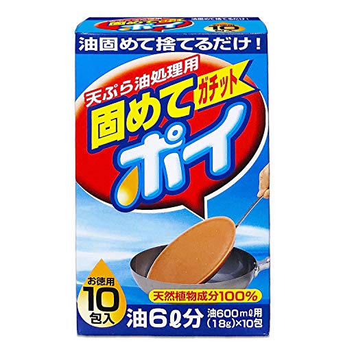 라이온케미칼 굳혀서 가치토포이 폐유 응고제 18g 10포 1포당 600ml 이미지 1