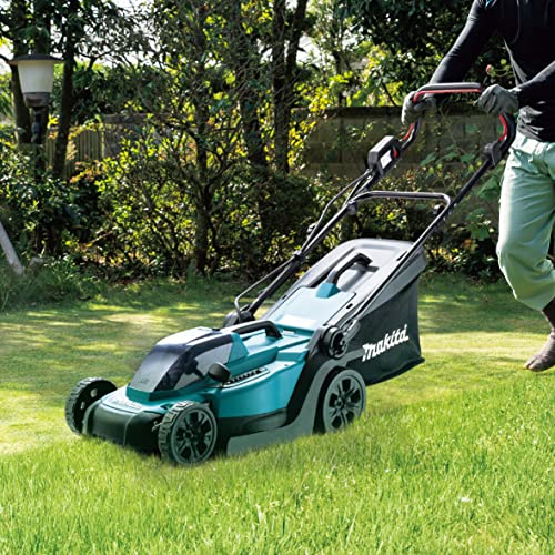 마키타 MLM330DRG 18V 6Ah 330mm 충전 잔디깎이 세트 블루 이미지 6
