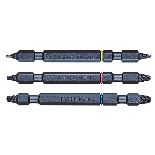 베셀 나사 제거 비트 NEJ-123 M3-M8 3종 세트