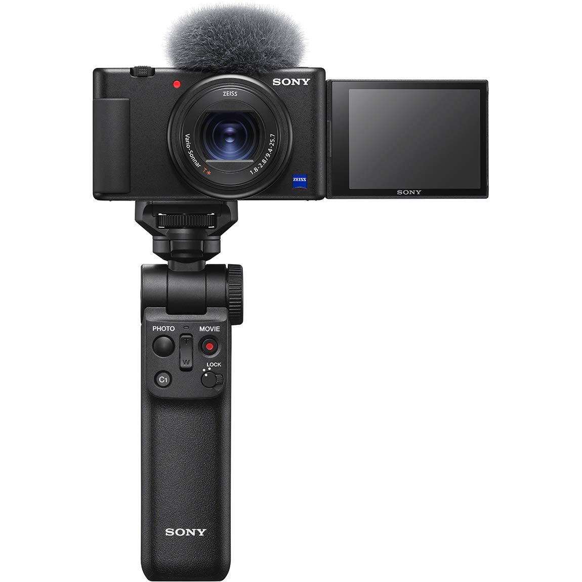 [중고] 소니 VLOGCAM 블랙 ZV-1G 브이로그 카메라 슈팅그립 키트