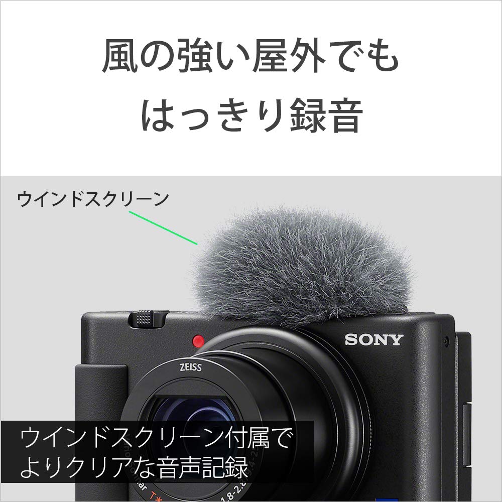 [중고] 소니 VLOGCAM 블랙 ZV-1G 브이로그 카메라 슈팅그립 키트 이미지 9
