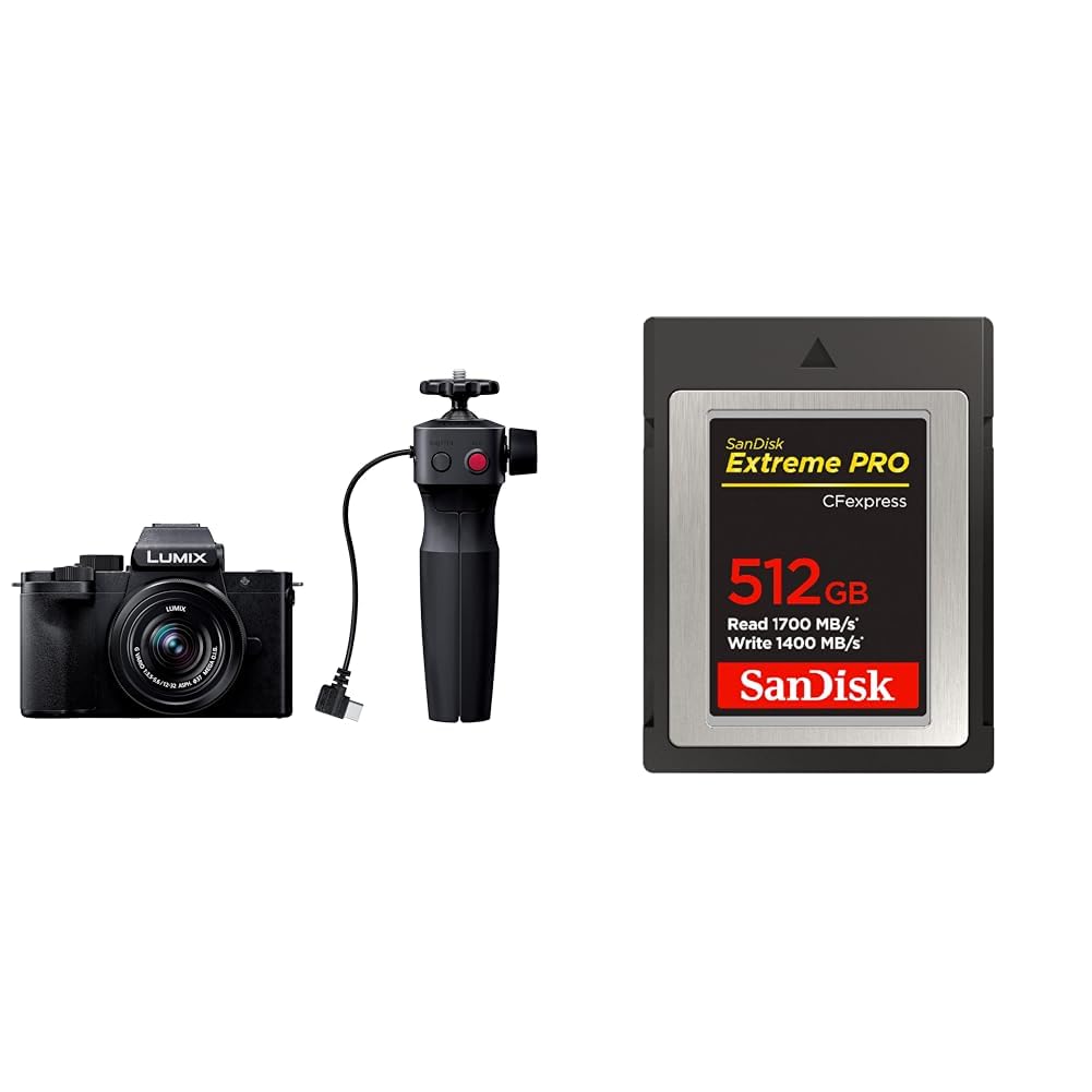 파나소닉 루믹스 블랙 DC-G100DV-K 512GB CFexpress 미러리스 카메라