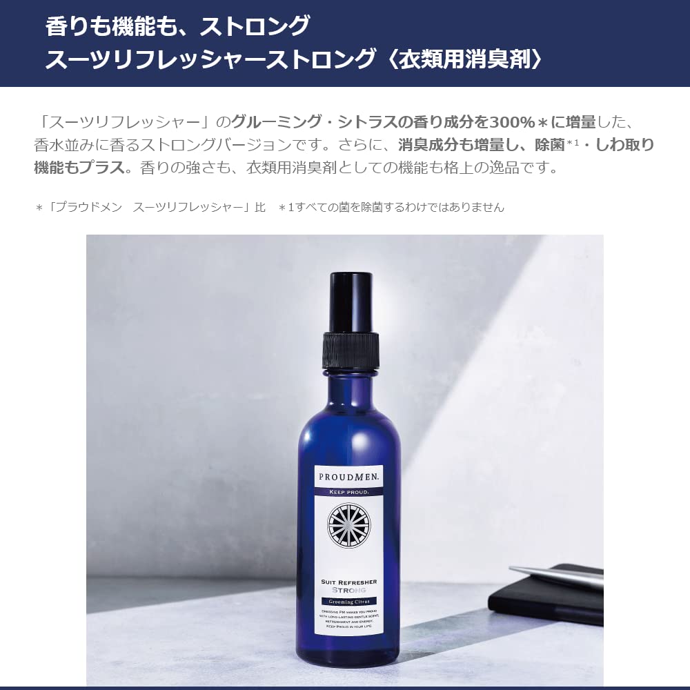 프라우드맨 수트 리프레셔 스트롱 그루밍 시트러스 200ml 섬유탈취제 이미지 6