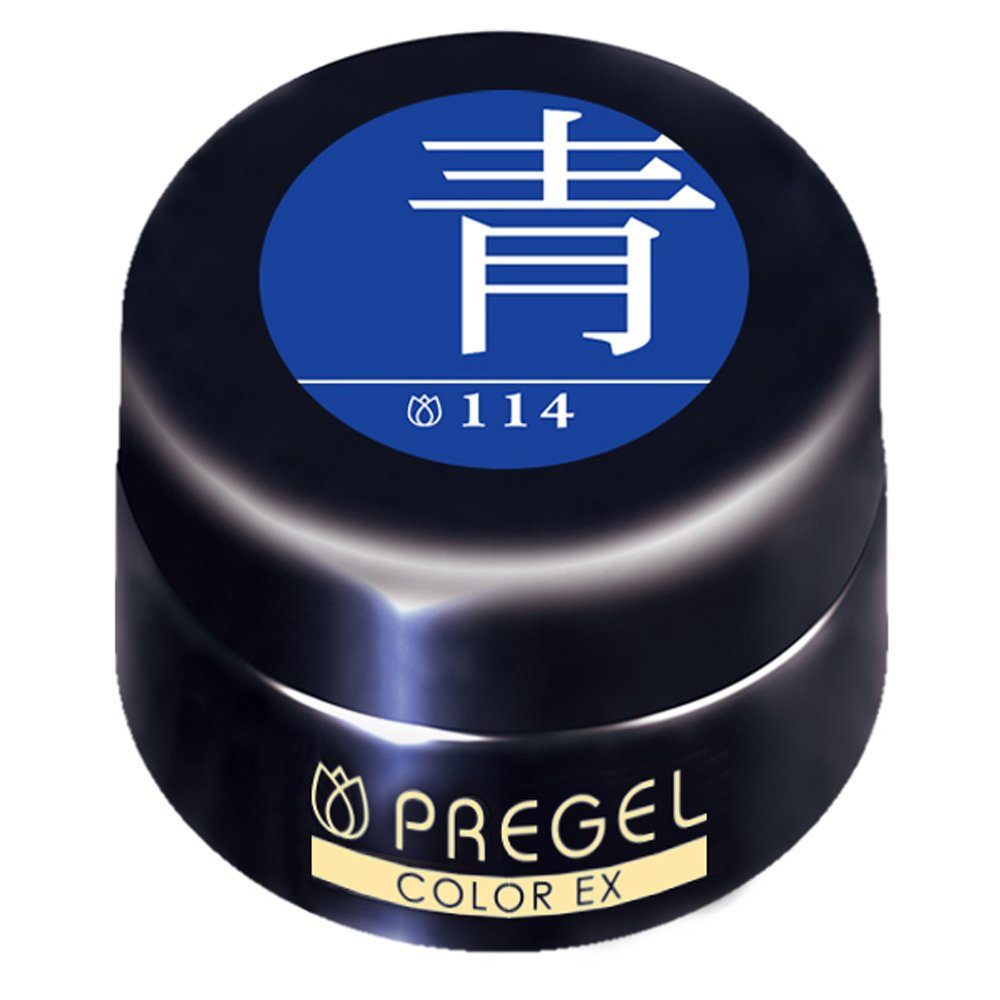 프리젤 컬러EX 블루 114 3g 젤네일