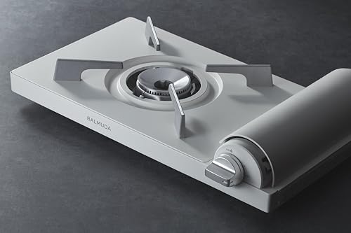 발뮤다 카세트 가스 버너 테이블 스토브 화이트 TableStove White KGS01JP-WH + 전용 수납 케이스A02-KGS01JP 세트 이미지 3