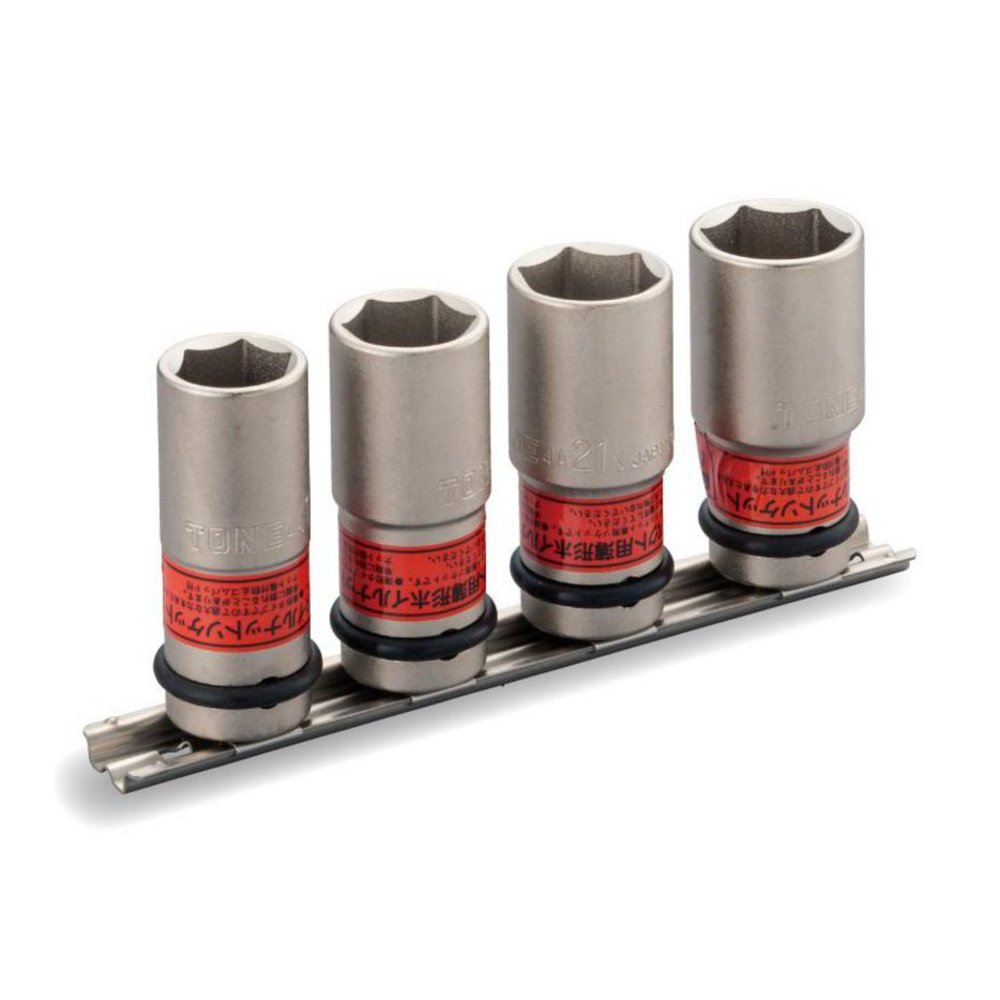 토네 임팩트 박형 휠 너트 소켓 세트 HA404N 12.7mm 4종