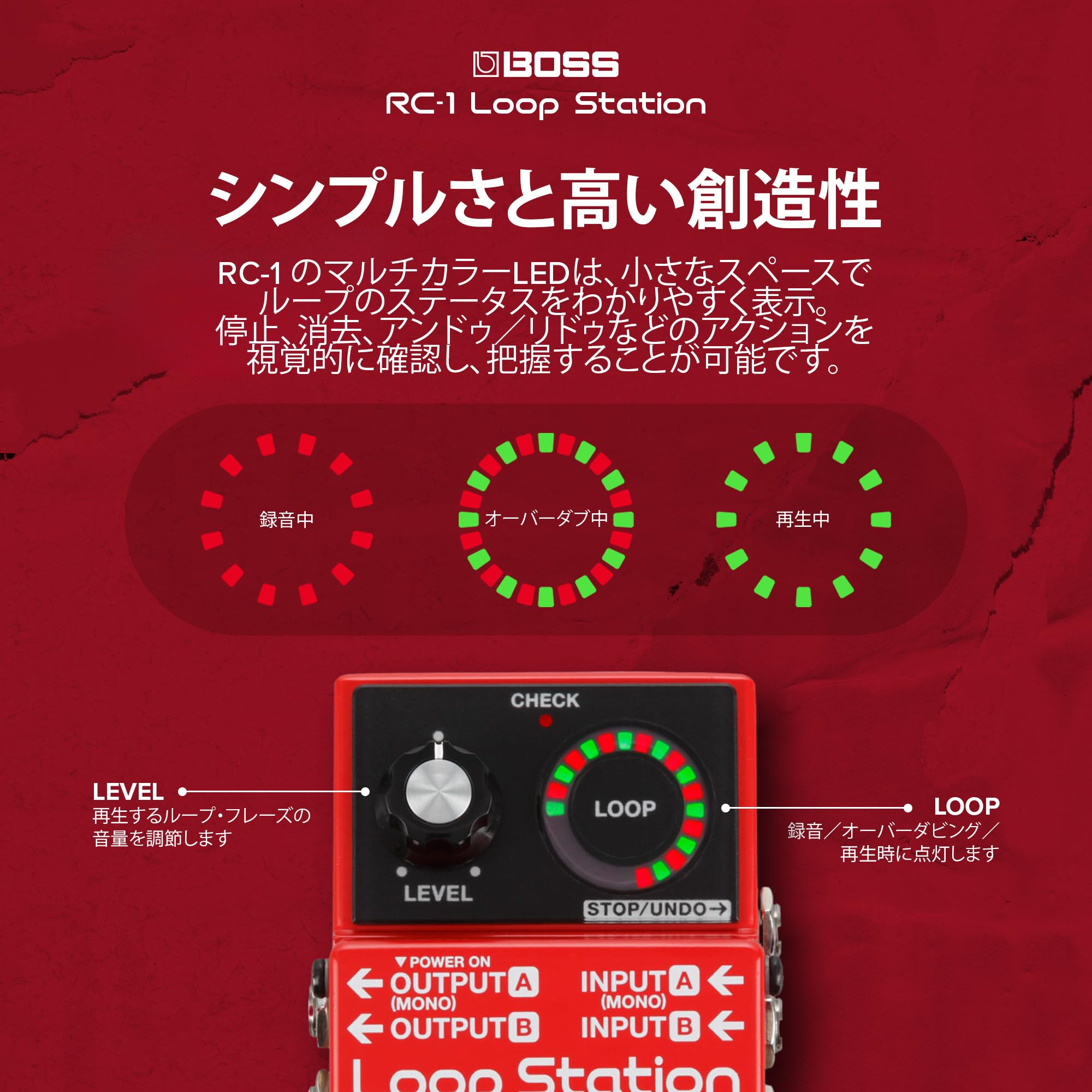 [중고] 보스 RC-1 루프 스테이션 루퍼 페달 이미지 4
