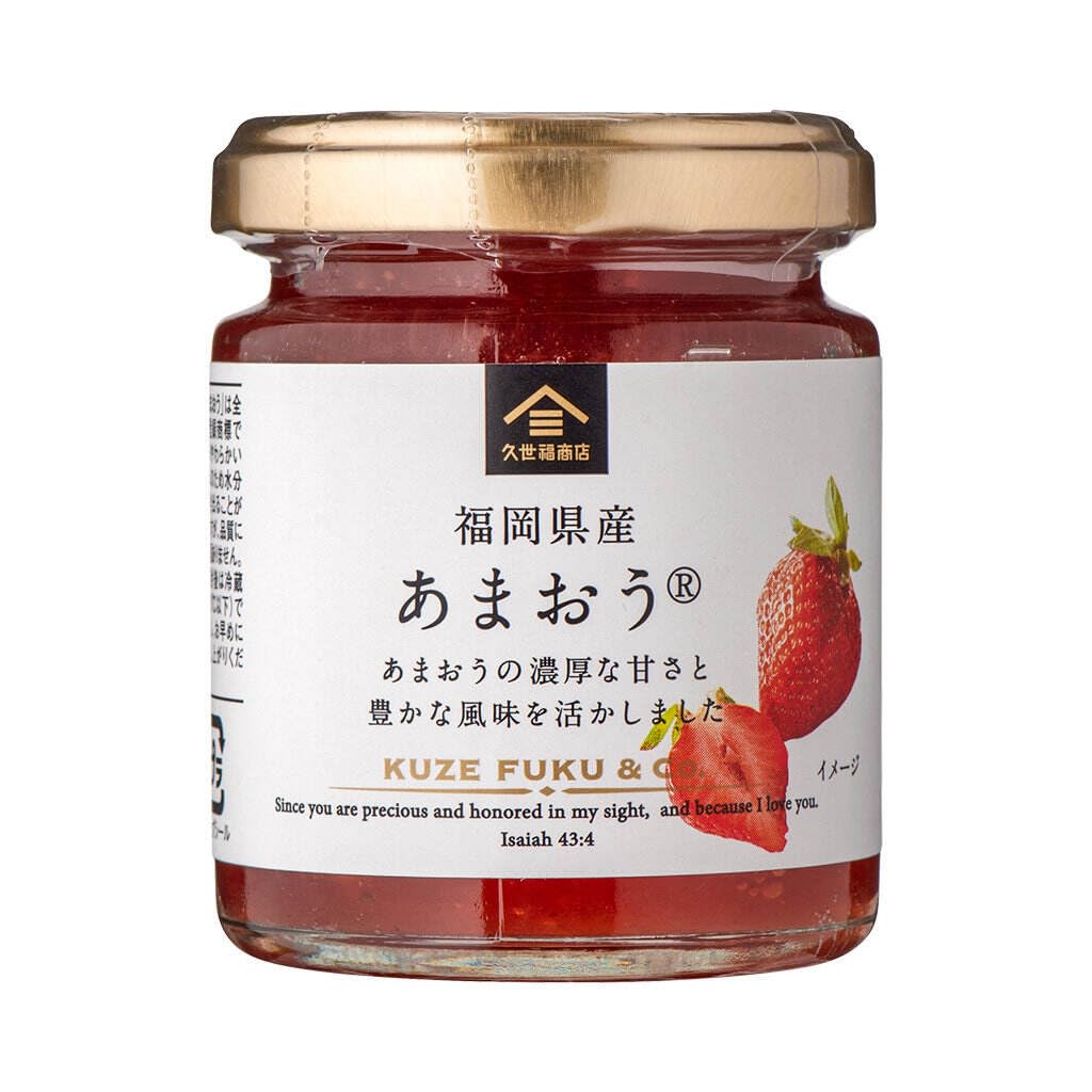 쿠제후쿠상점 딸기잼 후쿠오카산 아마오우 115g Pack of