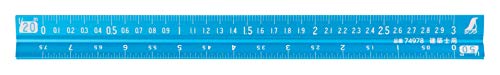 신와 알루미늄 삼각스케일 B-15 15cm 건축용 블루 74978