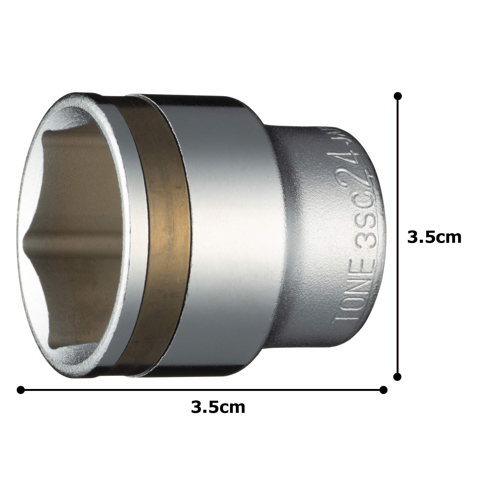 토네 HP3SC-24 24mm 너트캐치 소켓 9.5sq 이미지 5