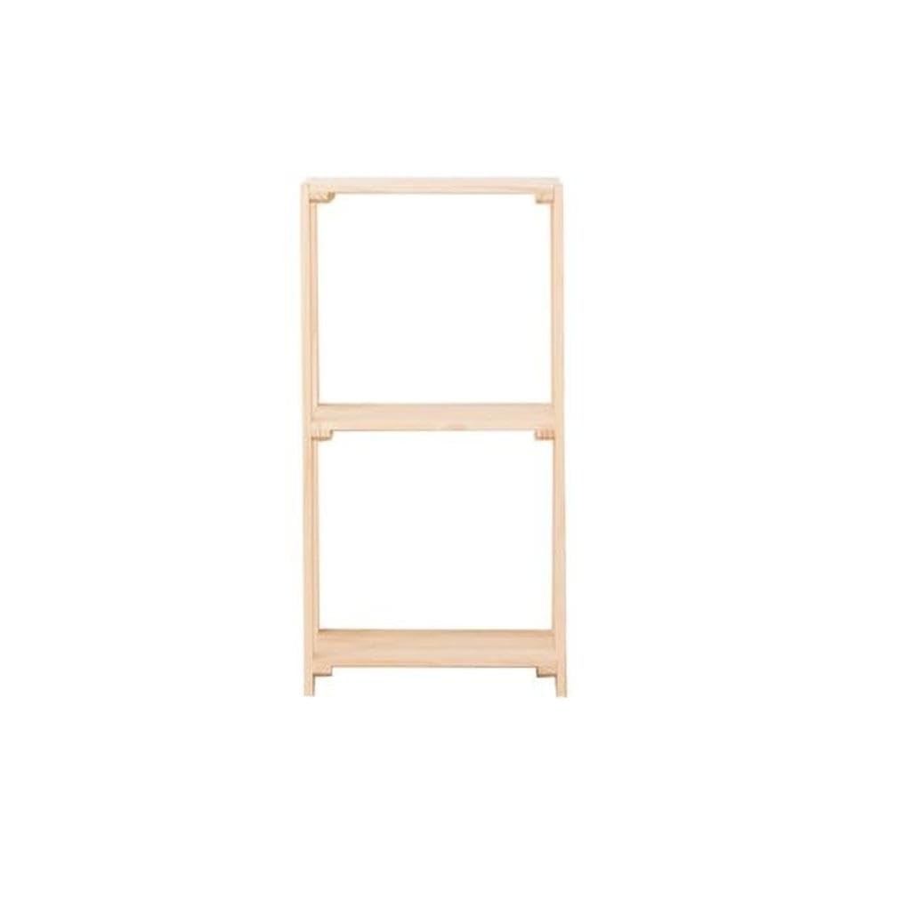 니토리 만크스 내추럴 4330 2단 원목 선반 42.5x30x82.8cm