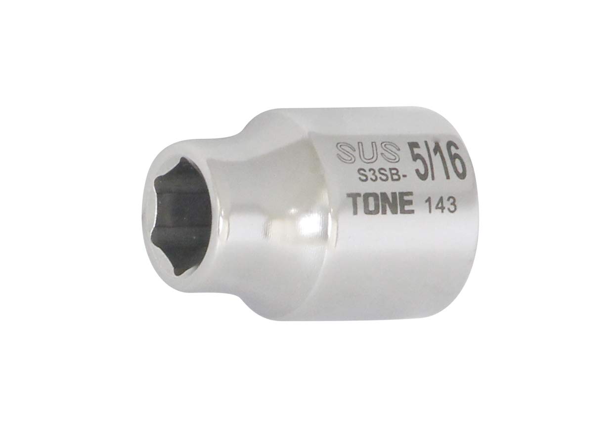 토네 S3SB-10 5/16인치 SUS 6각 소켓 9.5mm