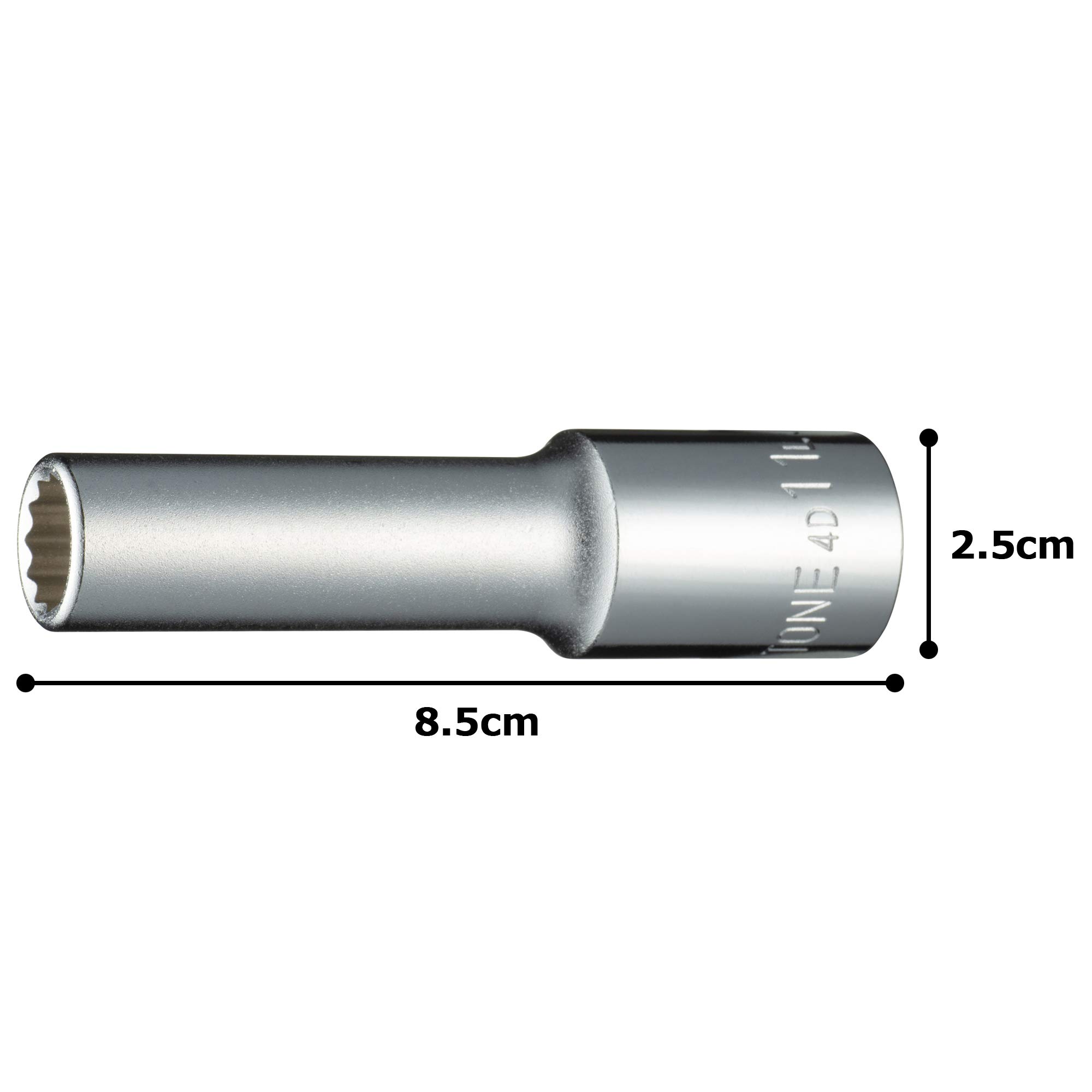 토네 HP4D-11L 11mm 12각 딥소켓 12.7mm 이미지 5