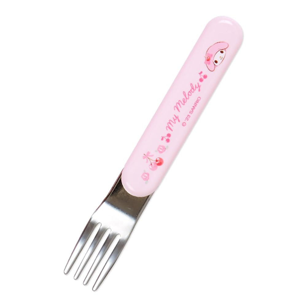 산리오 마이멜로디 015725 수저세트 핑크 이미지 3