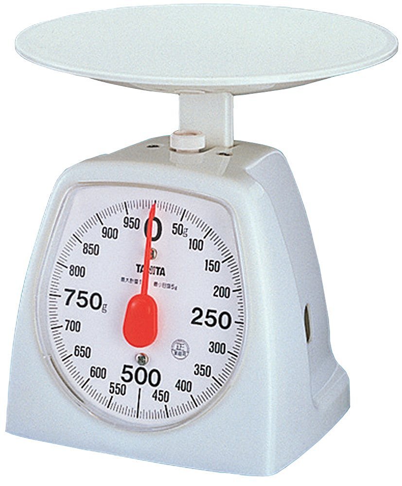 타니타 아날로그 1439 화이트 1kg 주방저울 01 화이트 1kg 5g단위 이미지 1