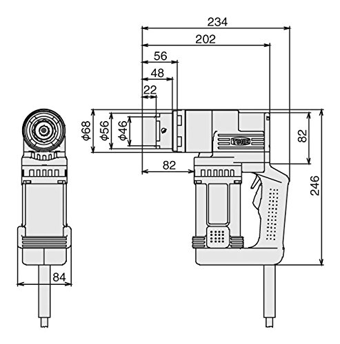 토네 GM201AT M16 M20 샤렌치 100V 고장력 볼트 체결기 이미지 3