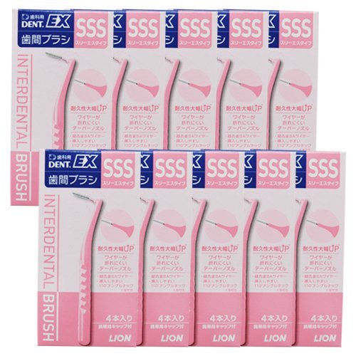 라이온 덴트 핑크 SSS 40개입 치간칫솔