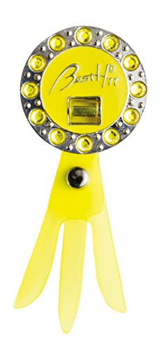 하타치 크리스탈 리본 볼마커 BH6071 옐로우 2.2cm 이미지 2