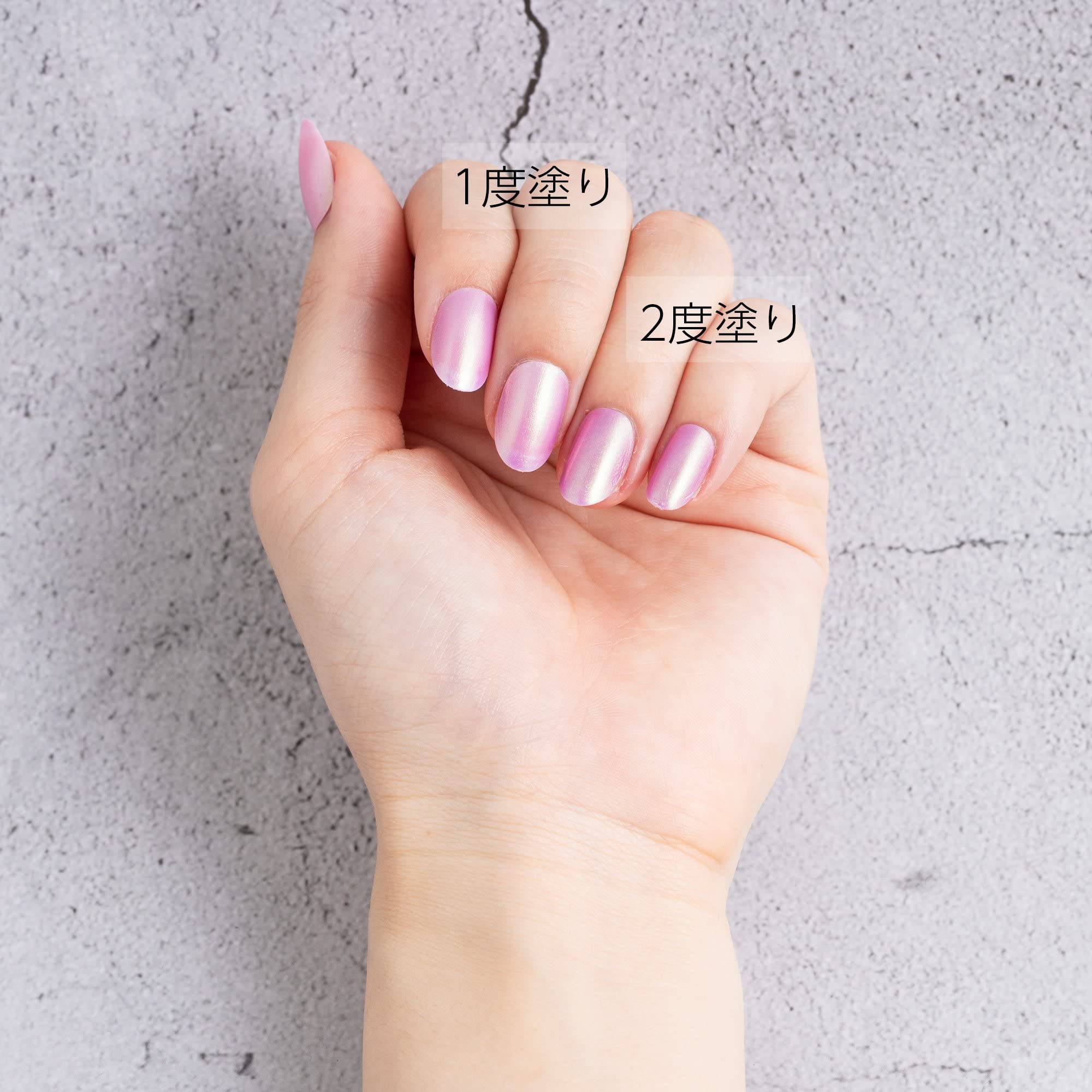 치후레 네일 에나멜 퍼플 펄 301 매니큐어 속건 평붓 무향료 1개 (x 1) 이미지 4