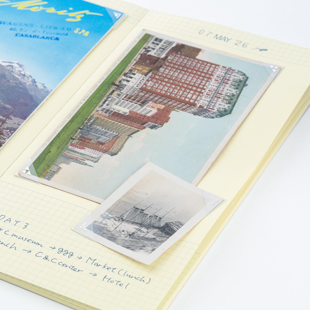호보니치 콜렉트 앤 콜라주 포켓 장식 스티커 2개입 150×107×1mm (× 2) 이미지 7