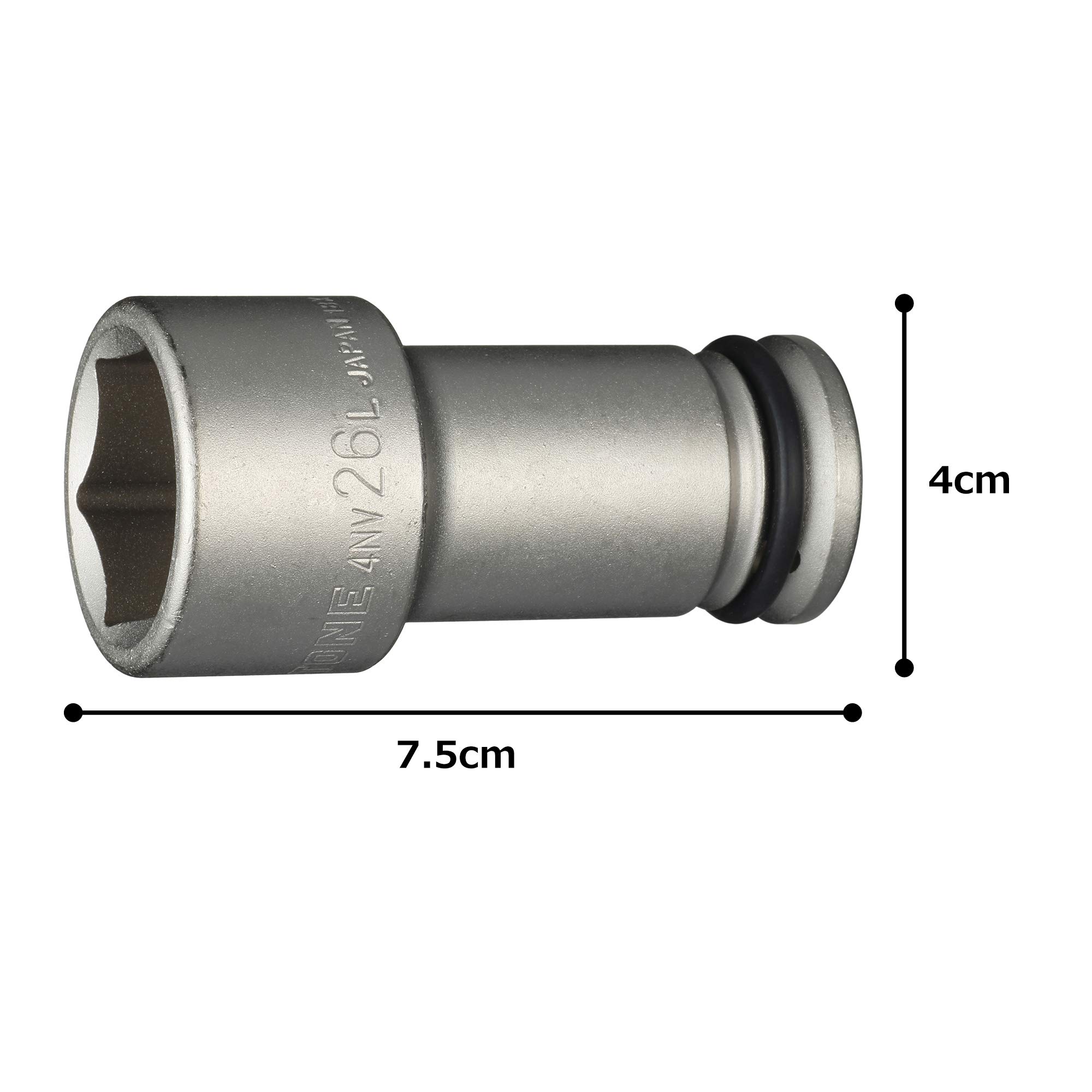 토네 HP4NV-26L 26mm 임팩트 롱소켓 이미지 5