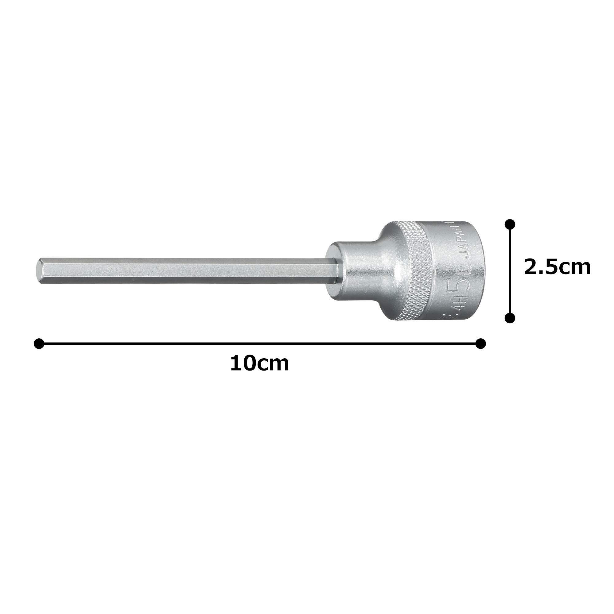 토네 HP4H-05L 롱 육각 소켓 5mm 12.7mm 이미지 5