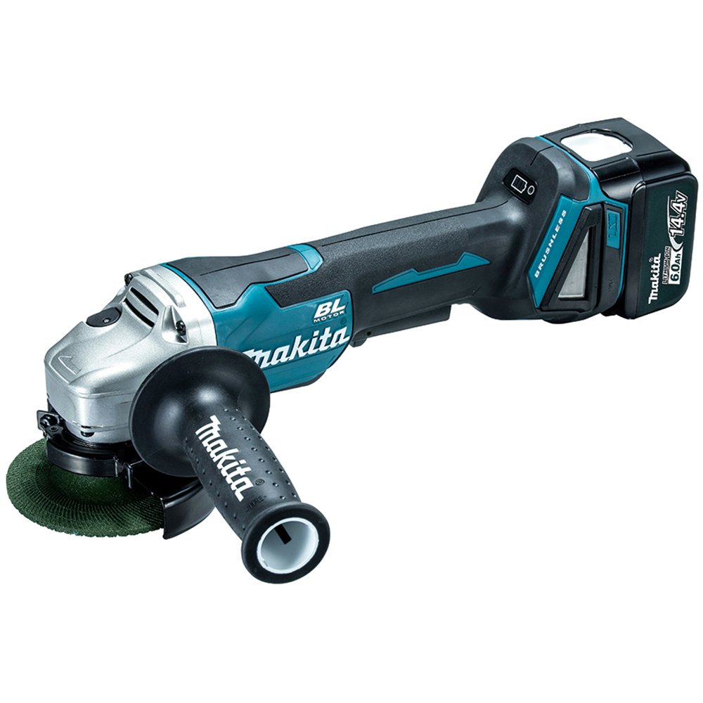 마키타 GA407DRG 14.4V 100mm 충전 그라인더 패들스위치 풀세트
