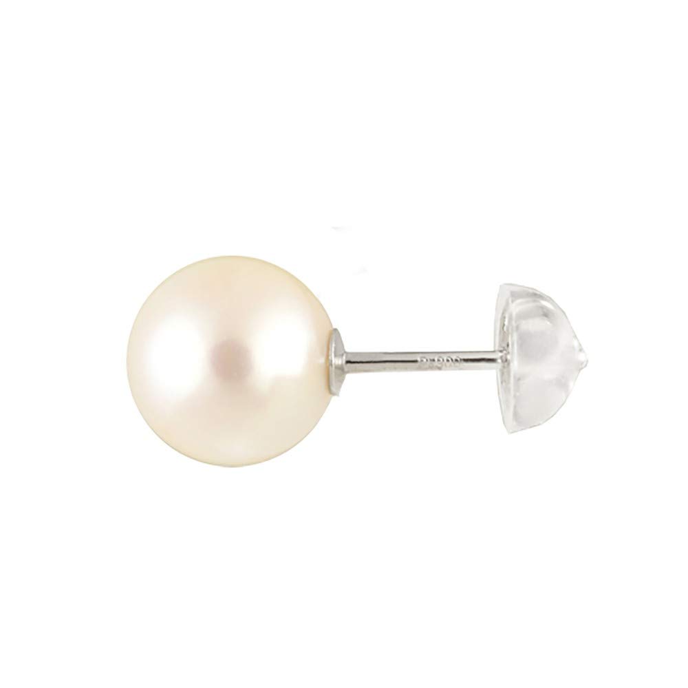 교세라 플래티넘 아코야 진주 귀걸이 8.0mm 8.5mm 스터드 이미지 4