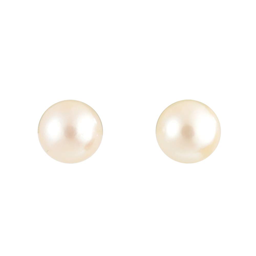 교세라 플래티넘 아코야 진주 귀걸이 8.0mm 8.5mm 스터드 이미지 2