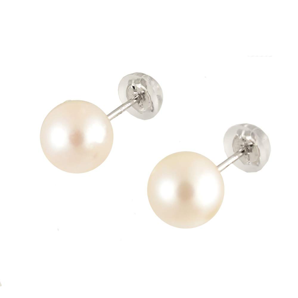 교세라 플래티넘 아코야 진주 귀걸이 8.0mm 8.5mm 스터드