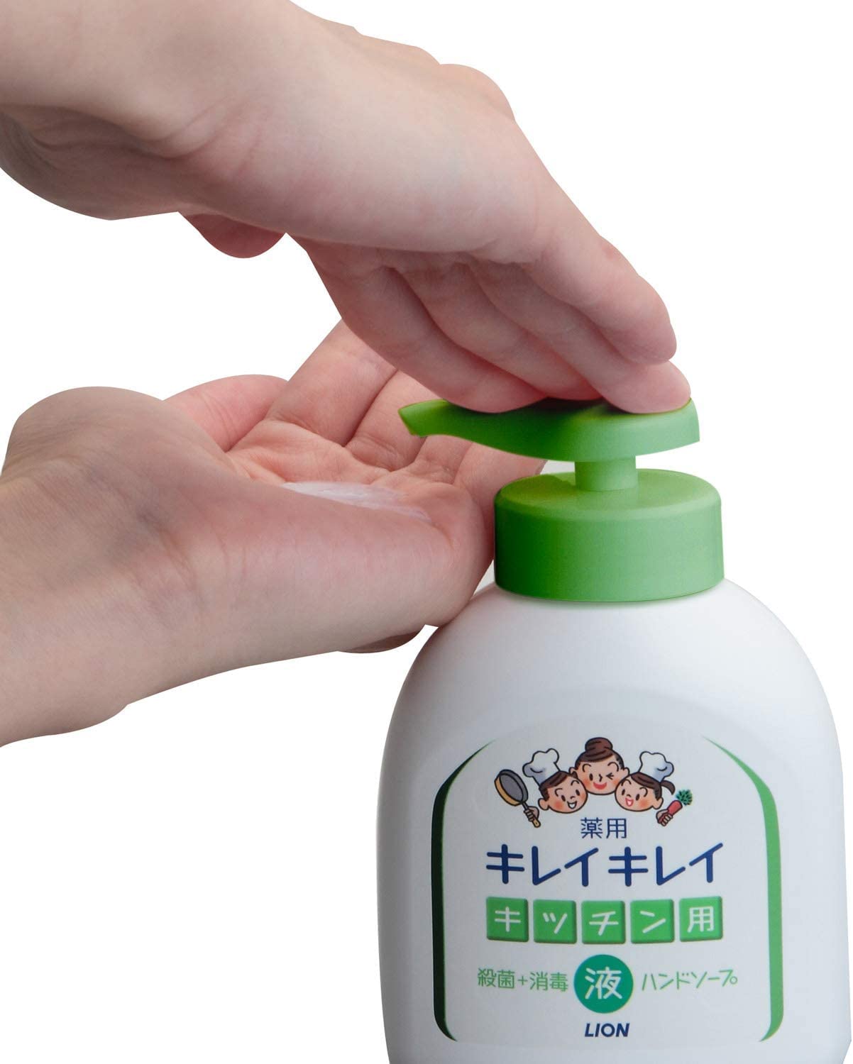 라이온 키레이키레이 주방용 핸드워시 리필 200ml 이미지 2