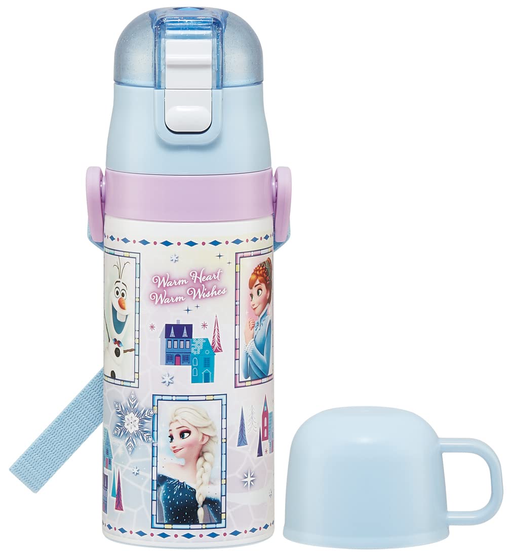 스케이터 겨울왕국 2WAY 350ml 어린이 물통 보온보냉 경량 SKDC3-A