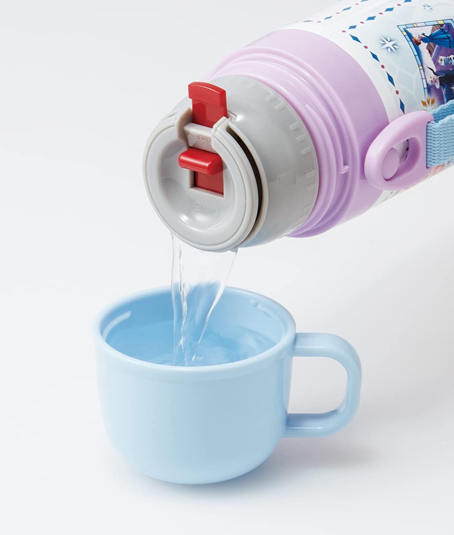 스케이터 겨울왕국 2WAY 350ml 어린이 물통 보온보냉 경량 SKDC3-A 이미지 5