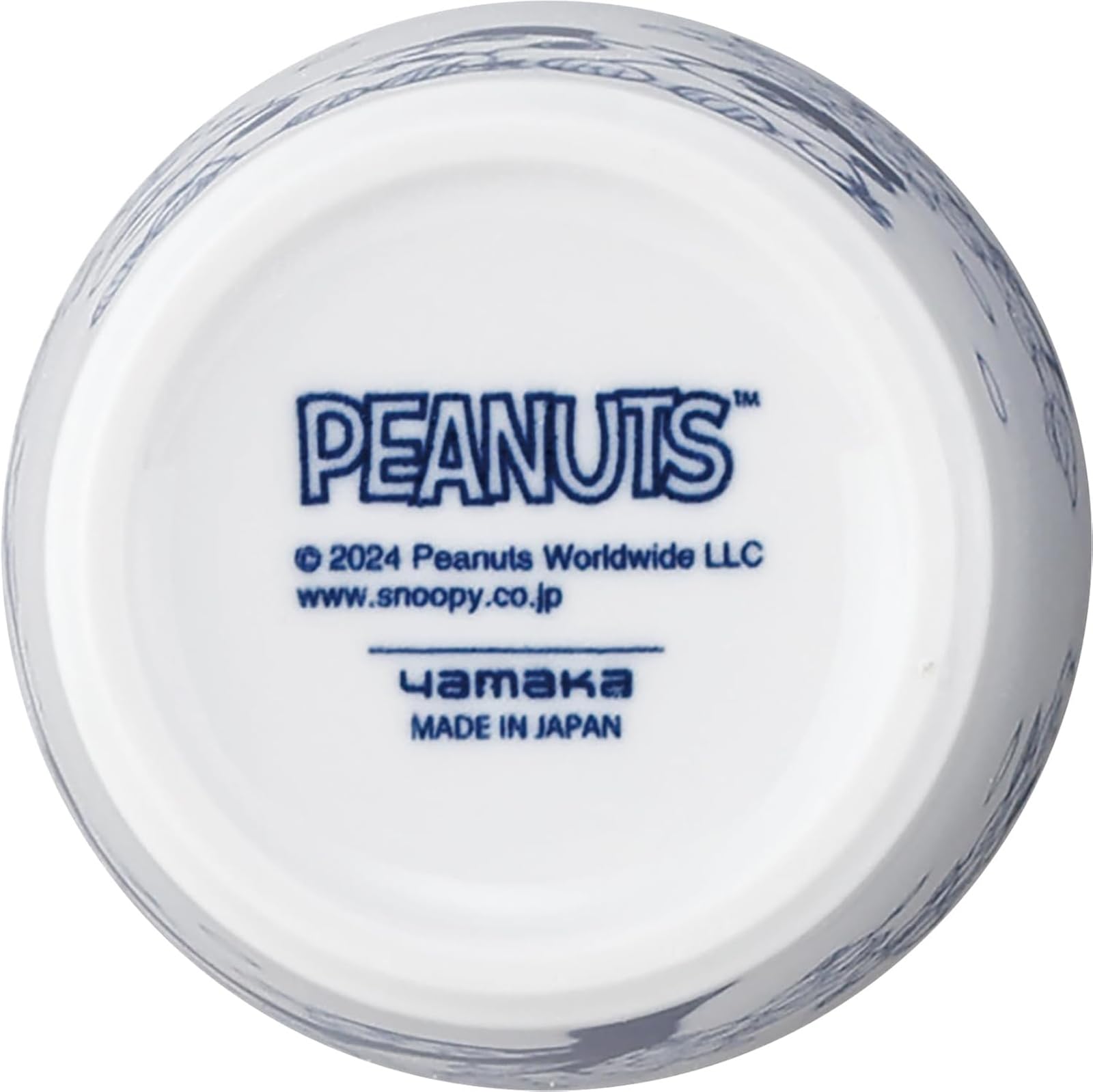 야마카 스누피 미노야키 SNZ101-339 220ml 소바초코 꽃놀이 컵 이미지 3