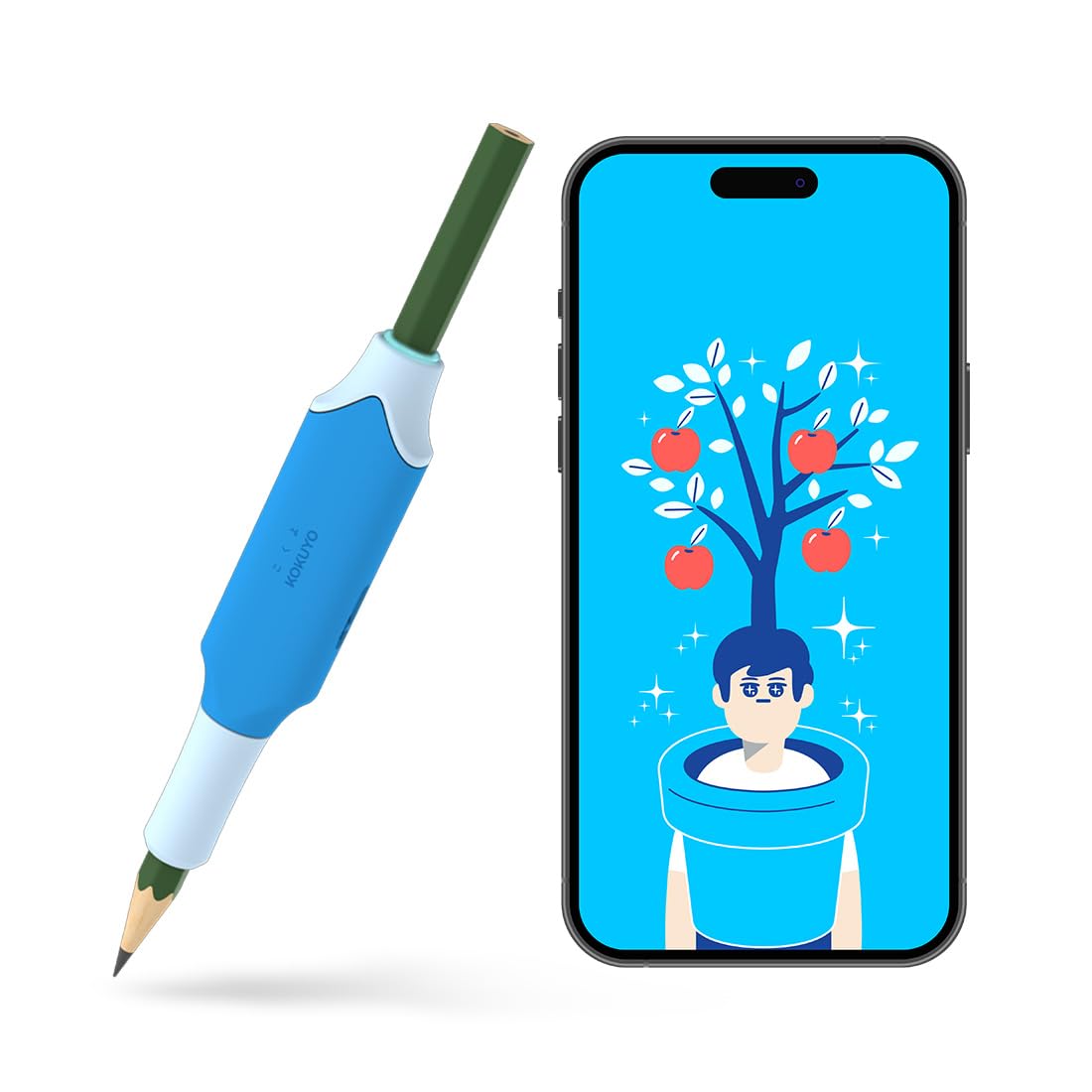 코쿠요 야루키펜 블루 NST-YRK2B 학습 동기부여 스마트펜