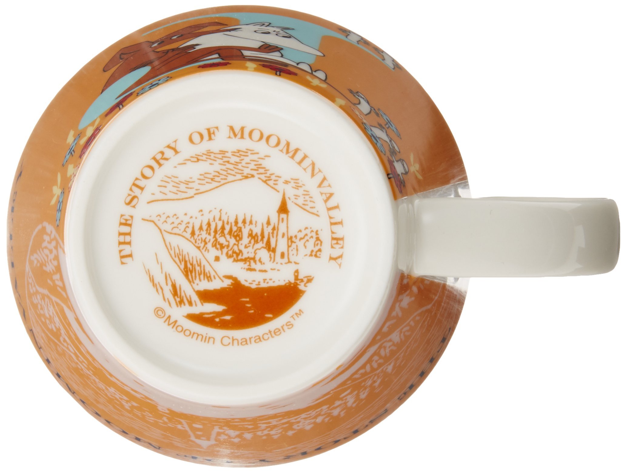 야마카 무민 이니셜 머그컵 MM630-11J 340ml 이미지 3