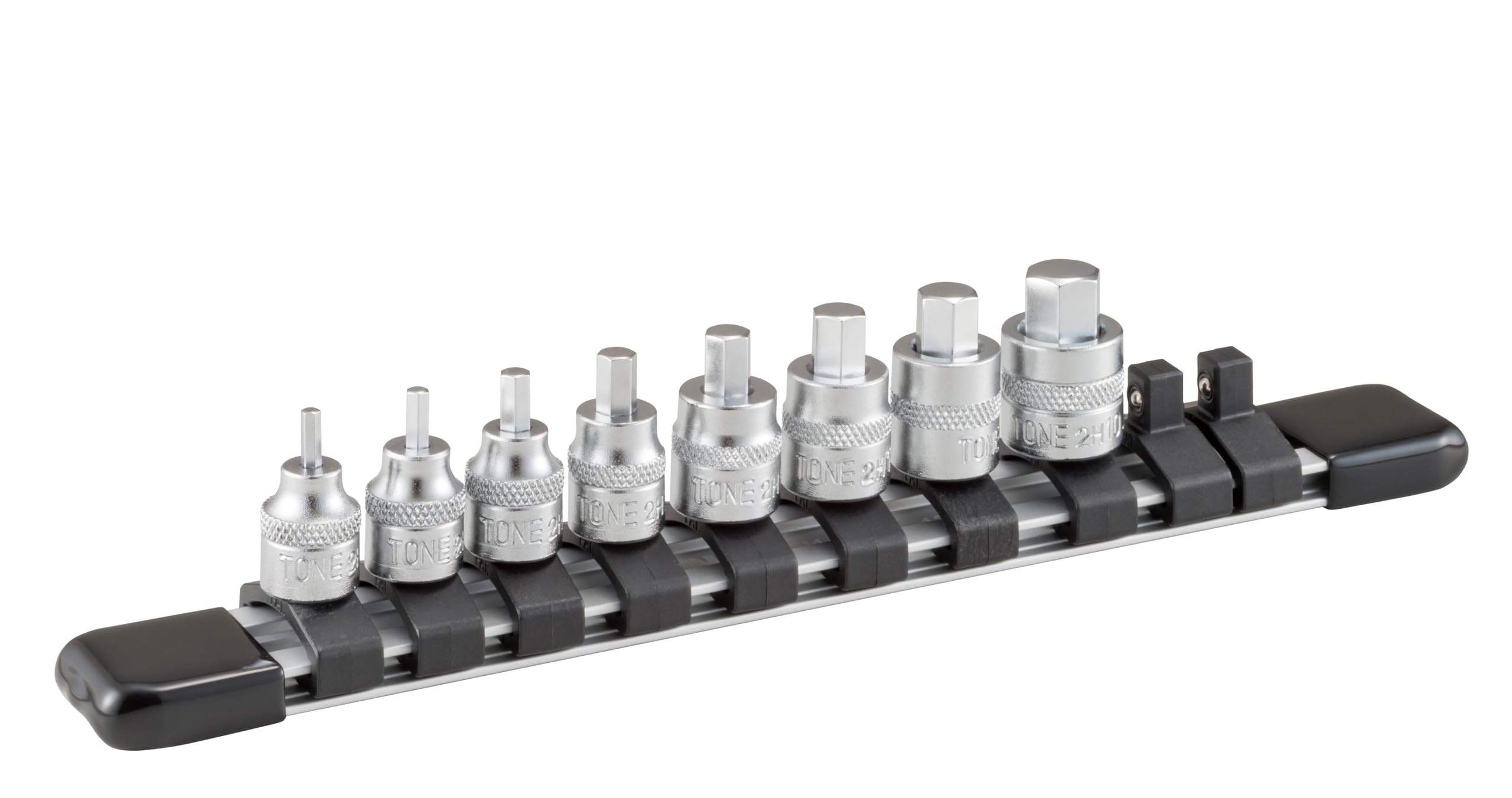 토네 쇼트 육각 소켓 세트 HH208S 6.35mm 8종 홀더포함 이미지 2