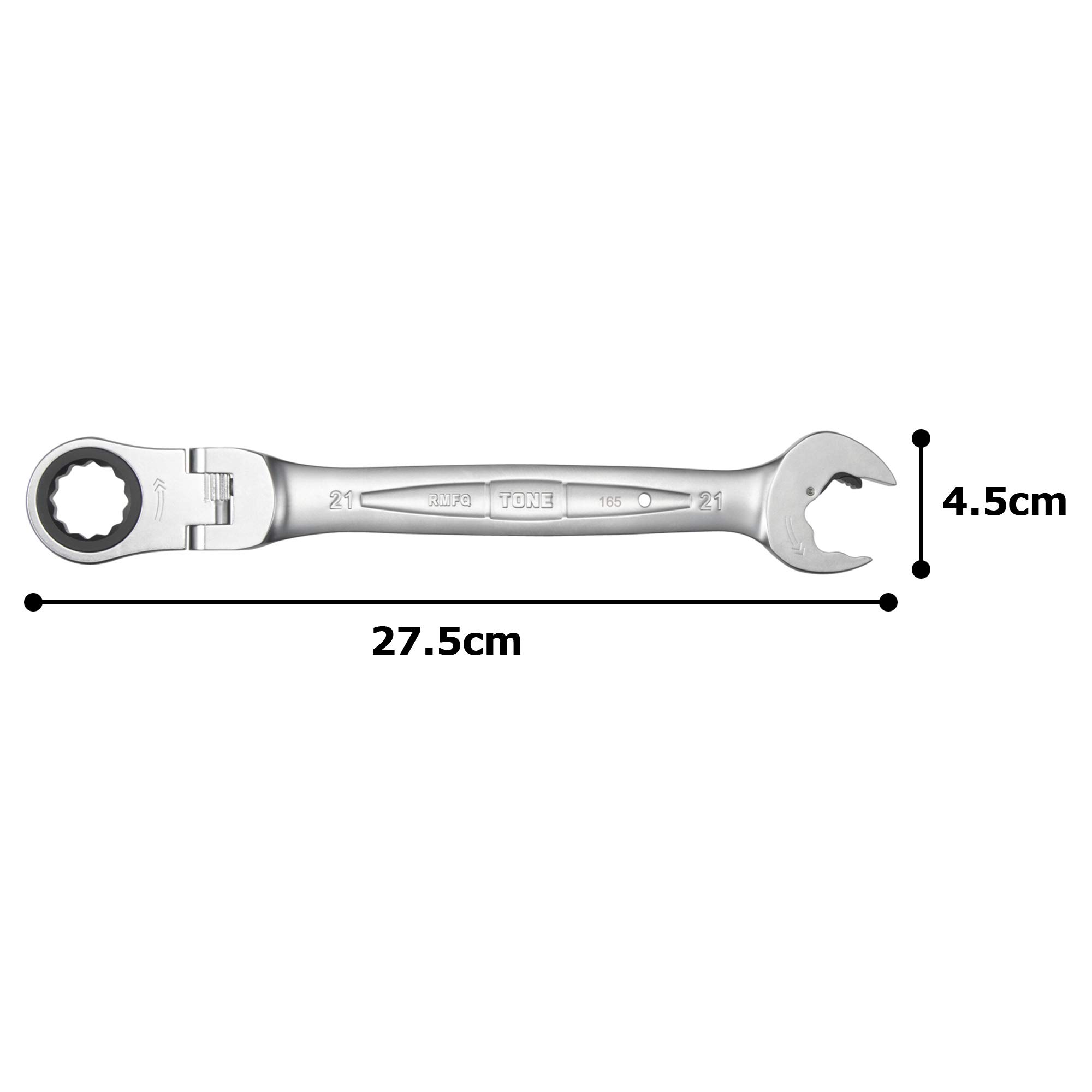 토네 퀵 라쳇 플렉스 렌치 RMFQ-21 21mm 이미지 5