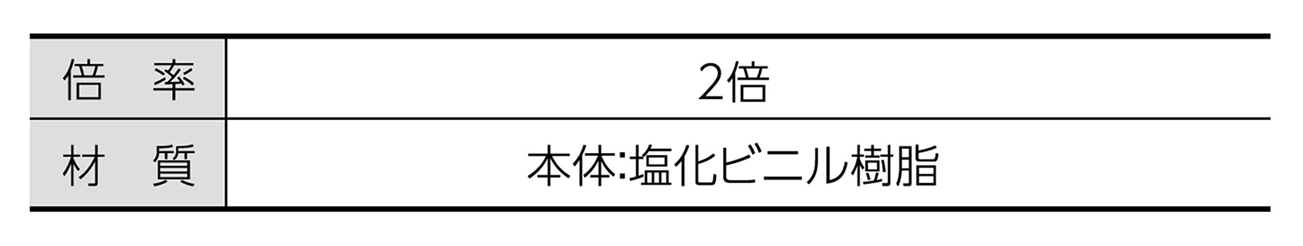 신와 시트형 확대경 U-4 수첩형 2배 75506 이미지 3