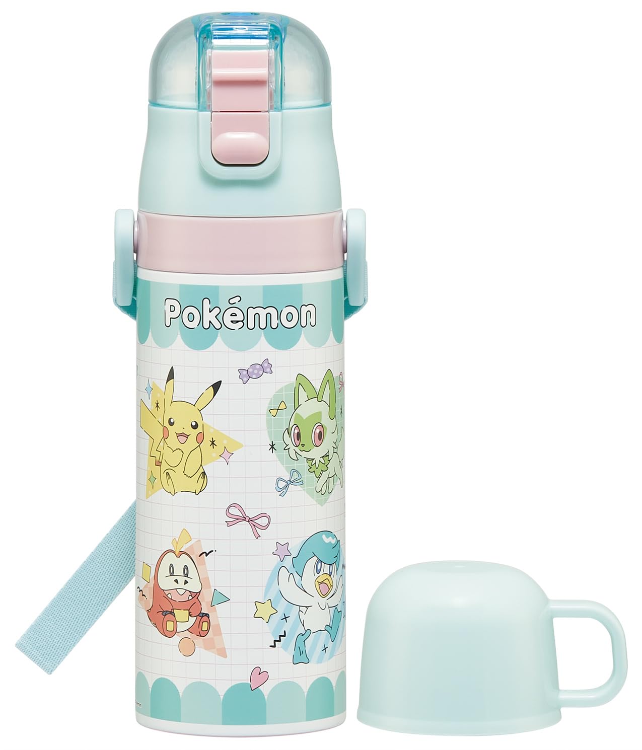스케이터 포켓몬 470ml 2WAY 직음용 컵 겸용 보온병