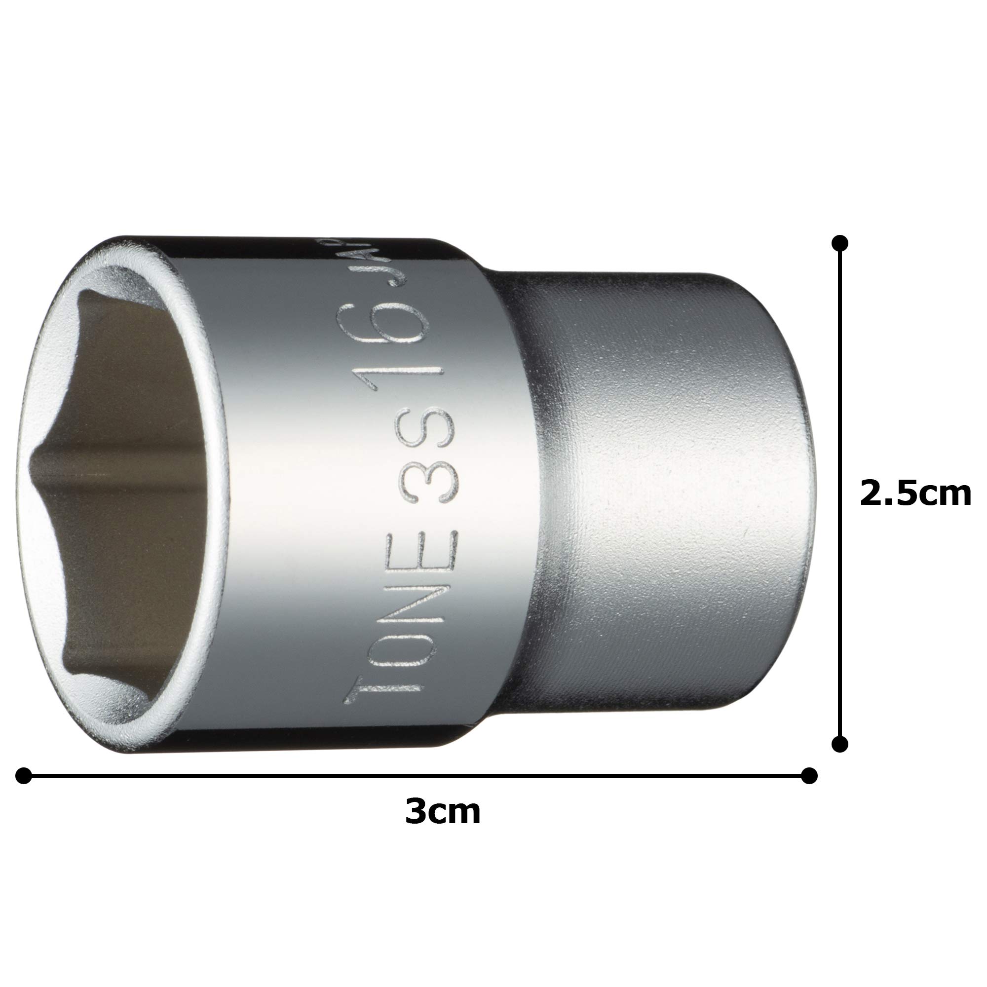 토네 HP3S-16 6각 소켓 16mm 이미지 5