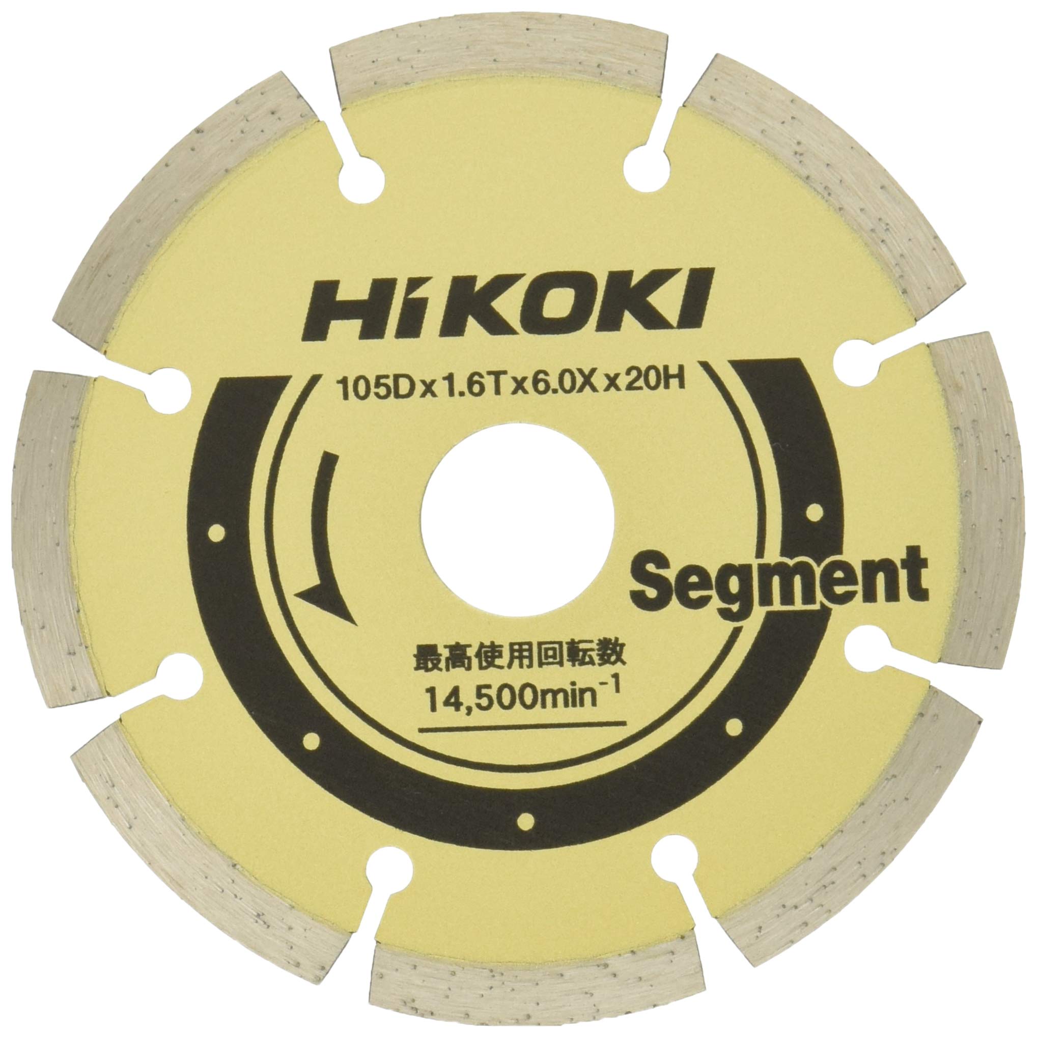 하이코키 00336866 105mm 다이아몬드 커터 세그먼트 이미지 1